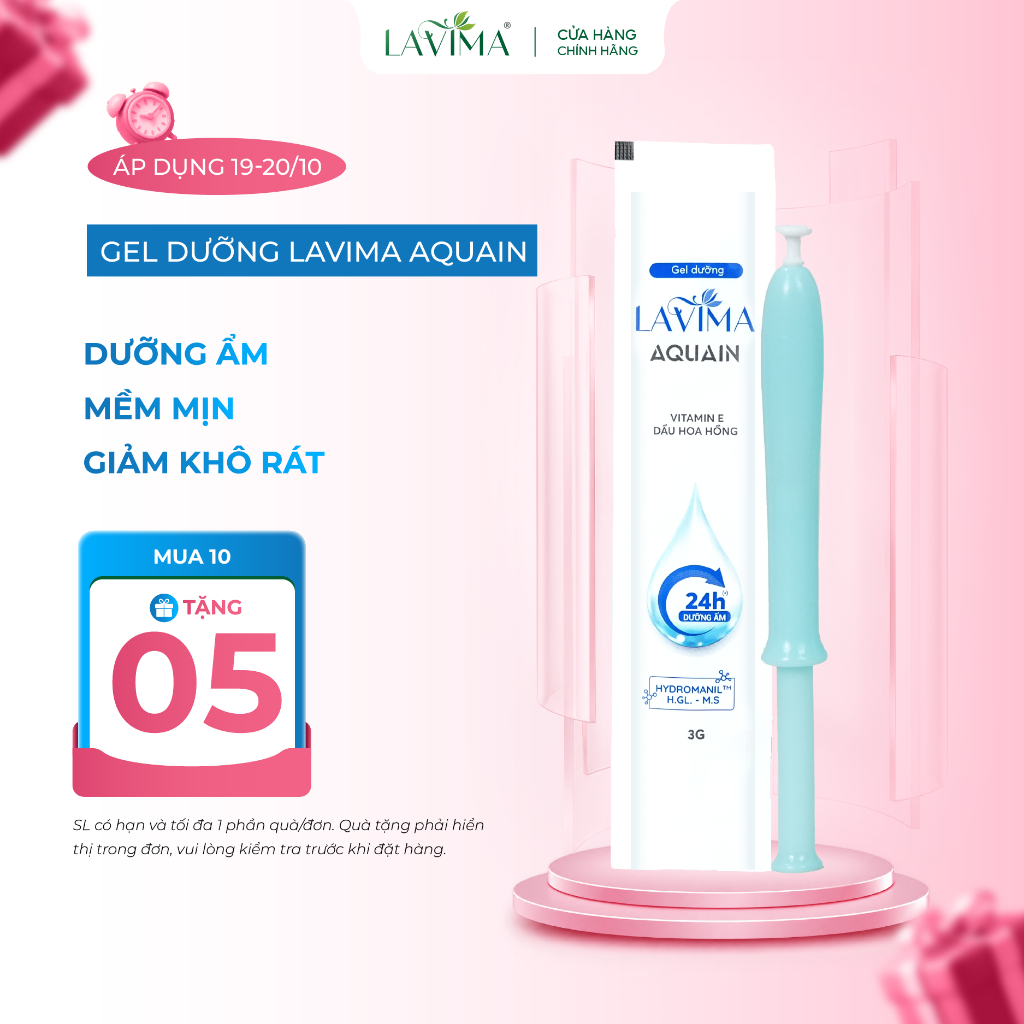 Gel Dưỡng Lavima Aquain (Đũa Thần Inner ), Dưỡng Ẫm - Giảm Khô Rát, Mềm Mịn Cả Ngày, Bút 3g