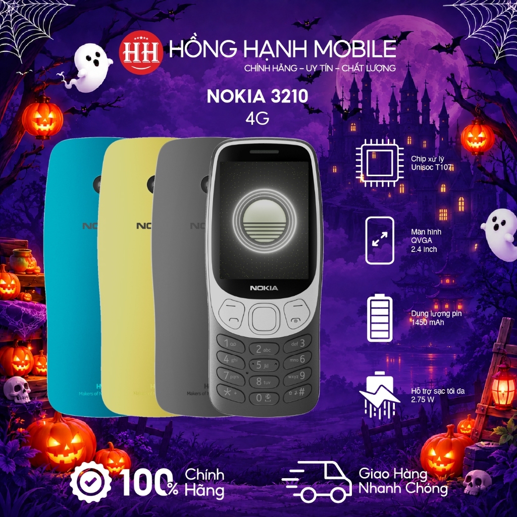 Điện Thoại Nokia 3210 4G - Hàng Chính Hãng