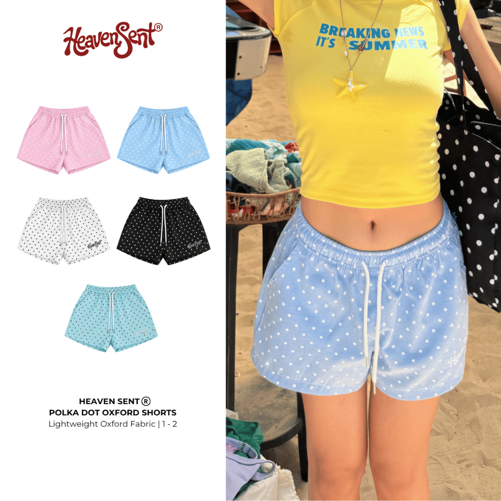 Quần Short Nữ Chấm Bi Thoáng Mát Heaven Sent - HS_PS009