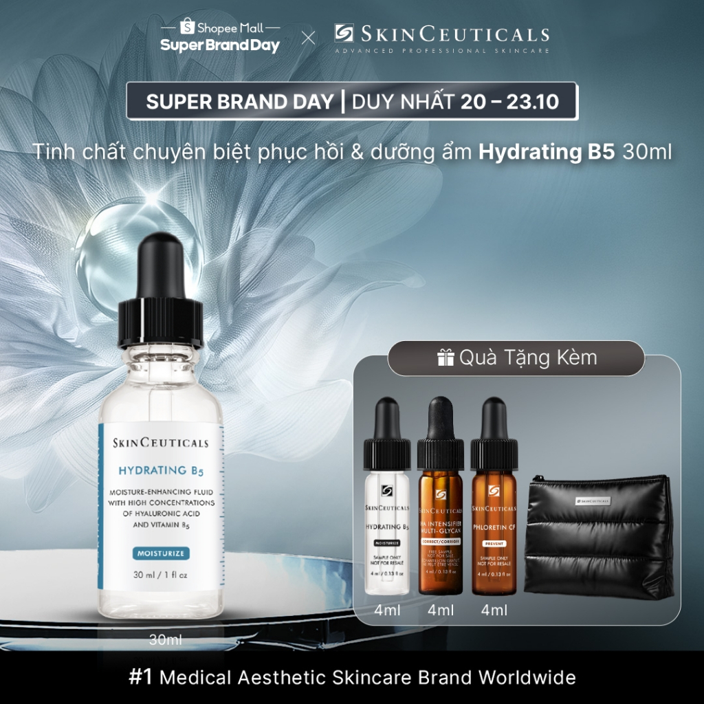 Dưỡng chất cấp ẩm và phục hồi cho mọi loại da Skinceuticals Hydrating B5 30ml