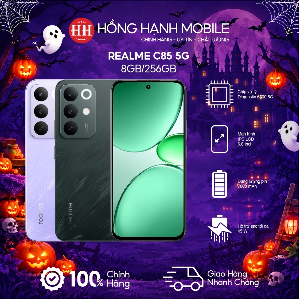 Điện Thoại Realme C85 5G 8GB/256GB - Hàng Chính Hãng