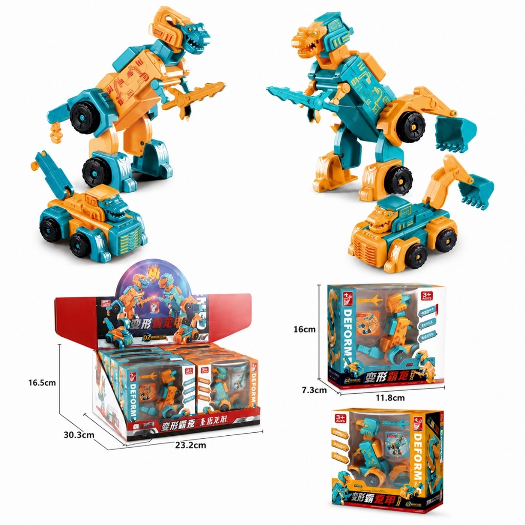 Đồ Chơi Trẻ Em Lắp Ráp Robot Biến Hình Động Vật Đồ chơi Biến Hình 3 Trong 1