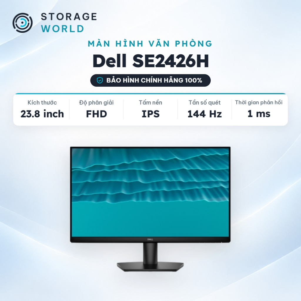 Màn Hình Dell SE2426H 23.8 Inch IPS Full HD 144Hz 1ms 2 HDMI