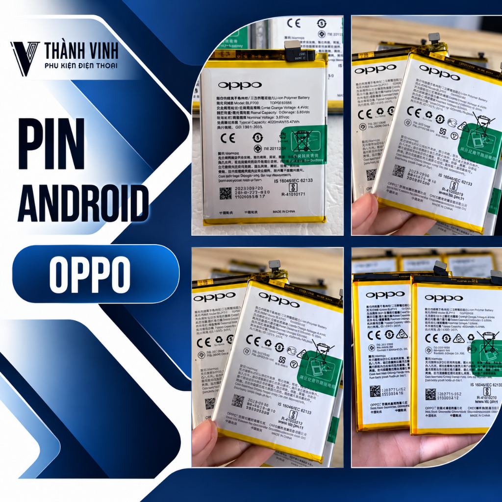 Pin Oppo Chất Lượng - Dung Lượng Cao