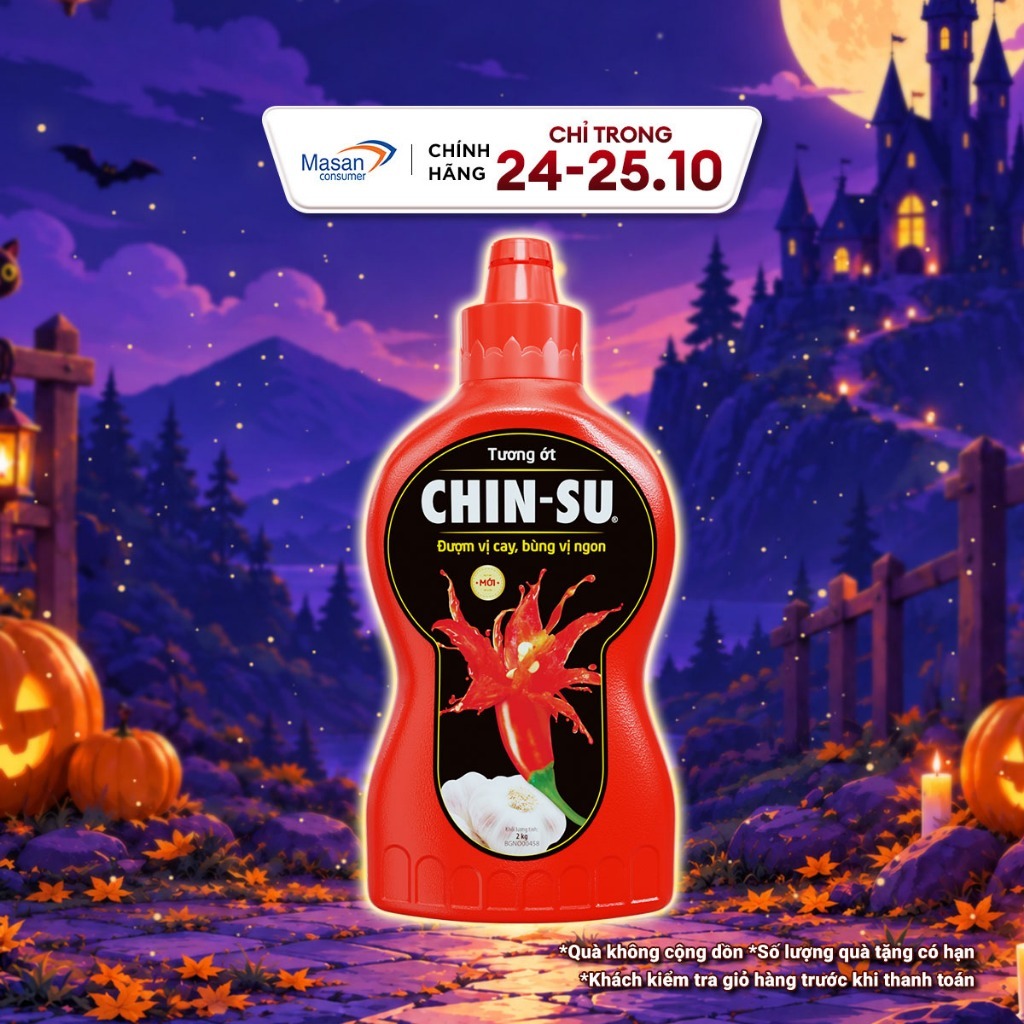 [Chọn loại] Tương Ớt CHIN-SU chai 2kg (Bao bì có thể thay đổi theo đợt nhập hàng)