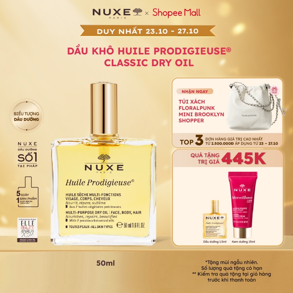 Dầu dưỡng khô đa năng Nuxe Huile Prodigieuse 100ml