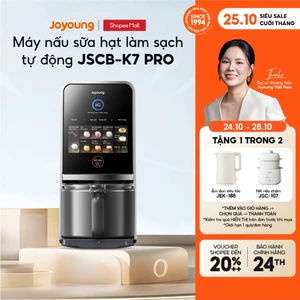 Máy nấu sữa hạt đa năng làm sạch tự động Joyoung JSCB-K7 PRO công nghệ khử Purin chuyên biệt