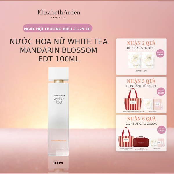 Nước hoa Nữ Elizabeth Arden White Tea Mandarin Blossom EDT 100ml