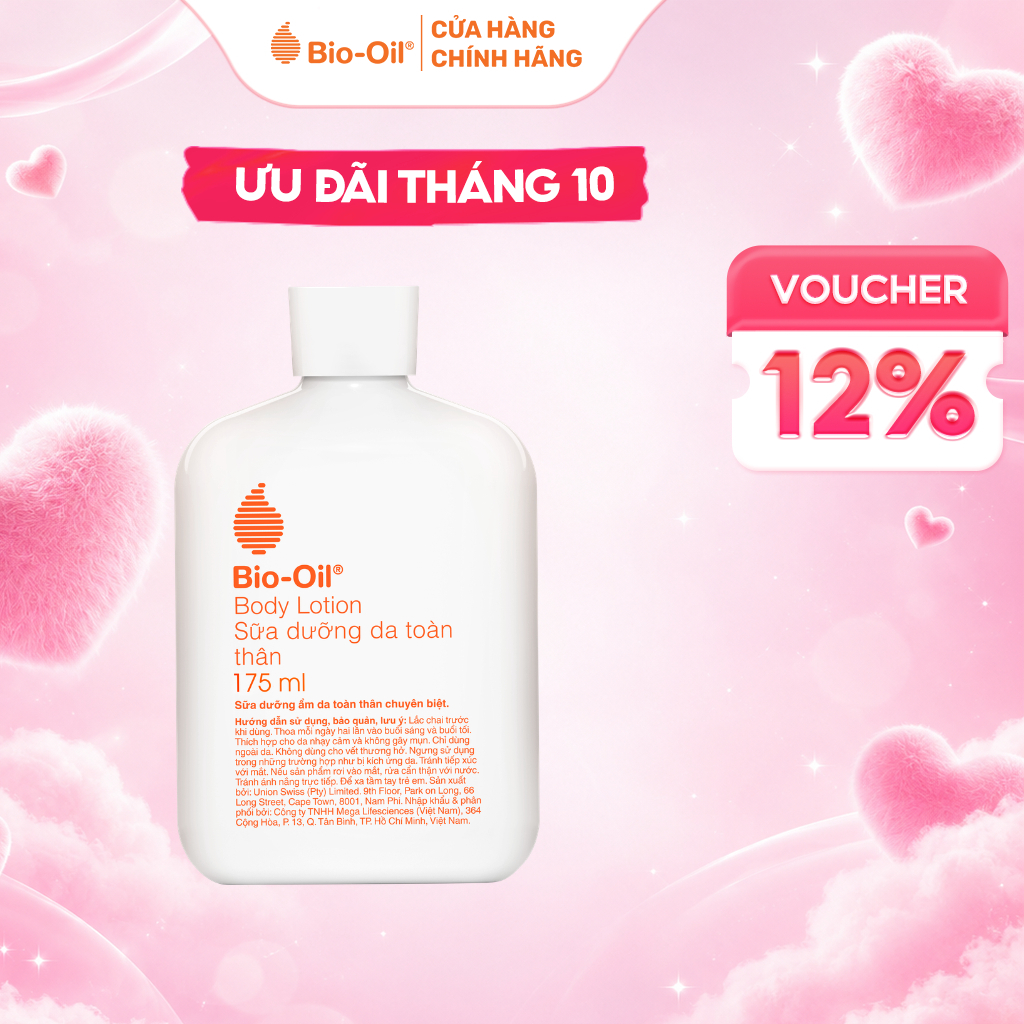 Sữa dưỡng thể giúp nuôi dưỡng da mướt mịn - BIO-OIL BODY LOTION (chai 175ml)