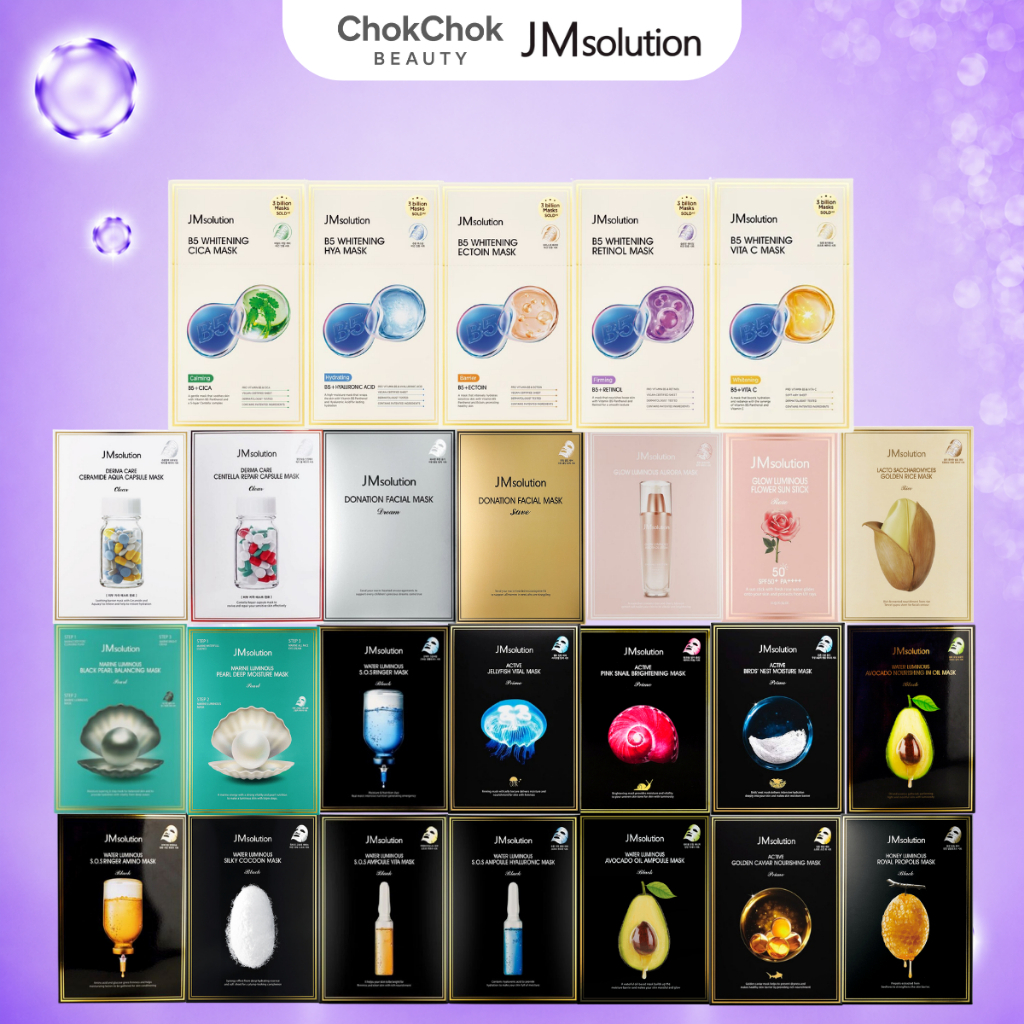 [LẺ 1 MIẾNG] Mặt Nạ JMSolution Dưỡng Ẩm, Trắng Da - Mặt Nạ Phục Hồi, Cải Thiện Da Chuyên Sâu