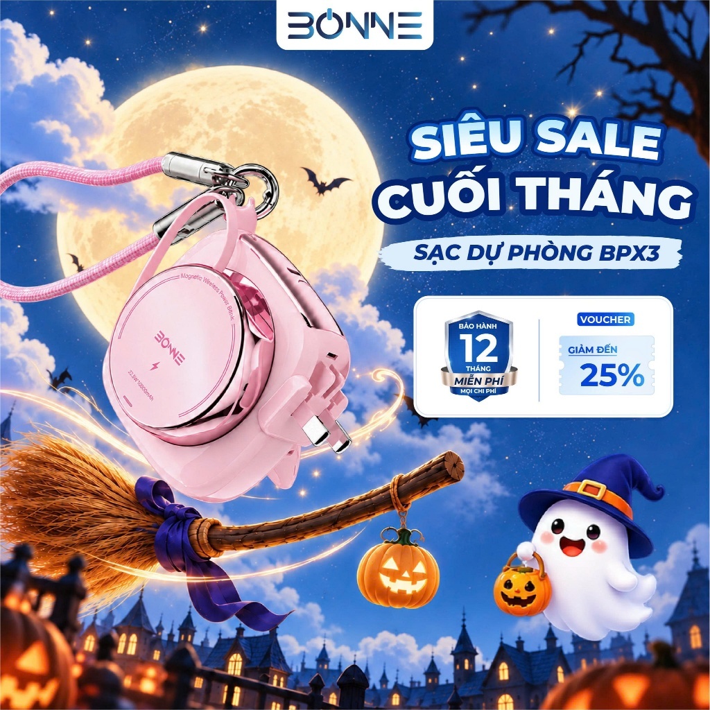 [TẶNG TÚI ĐỰNG ] Sạc Dự Phòng BP08, Củ Sạc Nhanh BONNE BP08 10.000 mAh 20.000 mAh Hỗ Trợ Sạc Không Dây – ảnh mô tả chi tiết 6