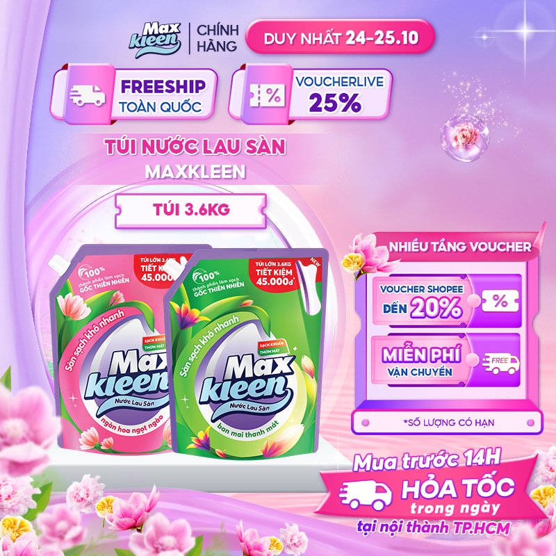 MaxKleen túi 3,6kg