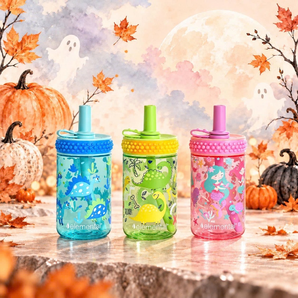 [Elemental chính hãng - Thương hiệu Mỹ] Bình nước Elemental Totsy Bubble Series 350ml, an toàn