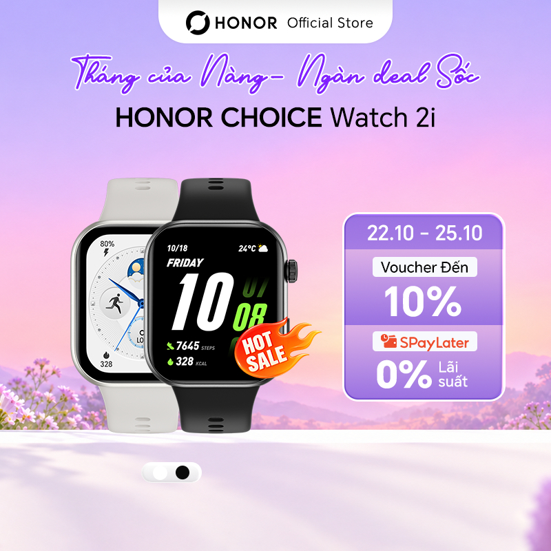 Đồng Hồ Thông Minh HONOR Choice Watch 2i | Màn hình  1.85 " AMOLED, Pin 14 ngày