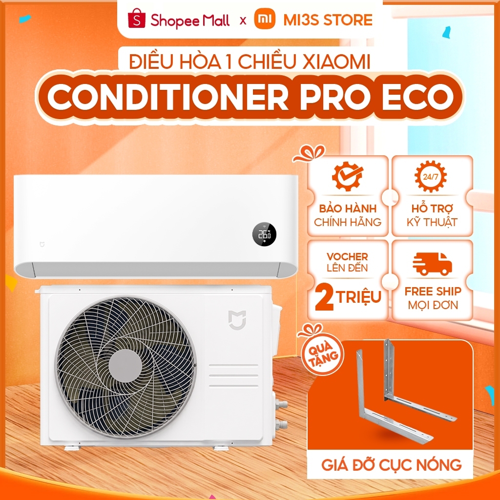 Điều Hòa 1 Chiều Xiaomi Mijia Air Conditioner Pro Eco Inverter 1.5HP | 12500BTU, Tiết Kiệm Điện