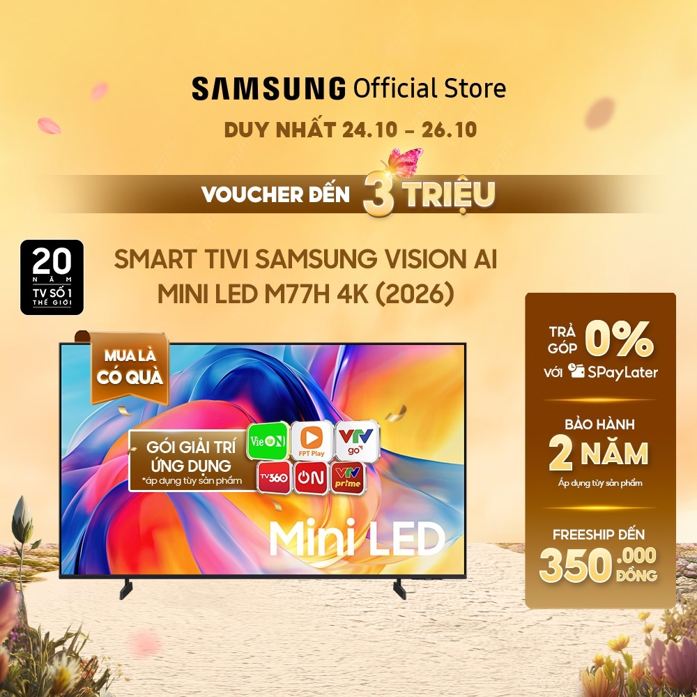 Tivi Mini LED Samsung M77HA - Mới 2026