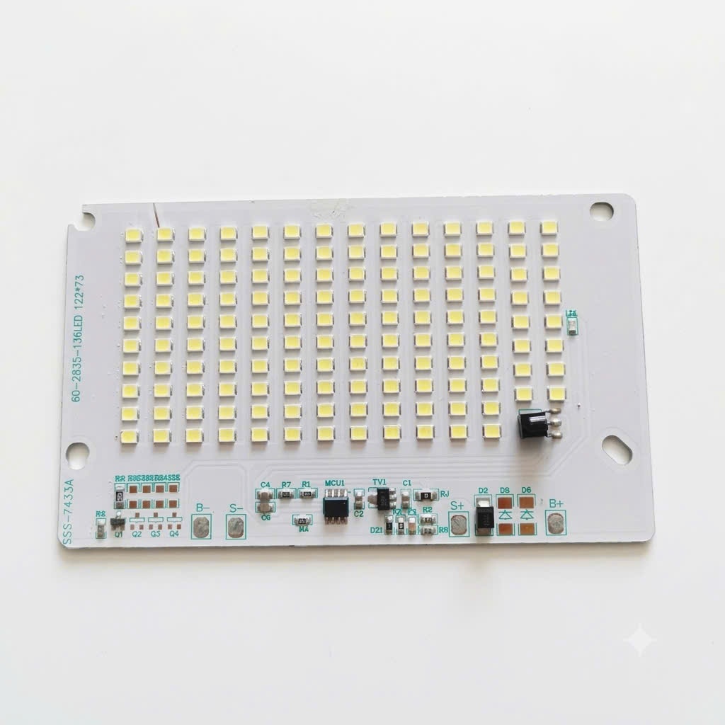 Bo Mạch LED 2835 136 Bóng SSS-7433A Đèn Năng Lượng Mặt Trời Pin 3.2V ...