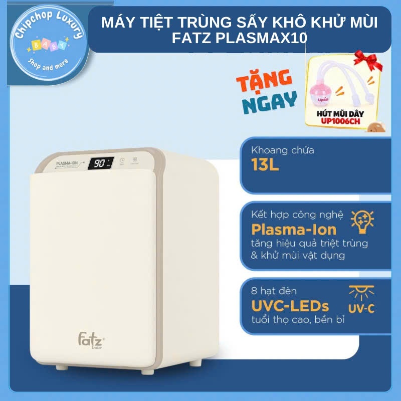 Fatzbaby Máy tiệt trùng sấy khô khử mùi uvc led nano plasma ion plasmax 10 bảo hành chính hãng 1 năm