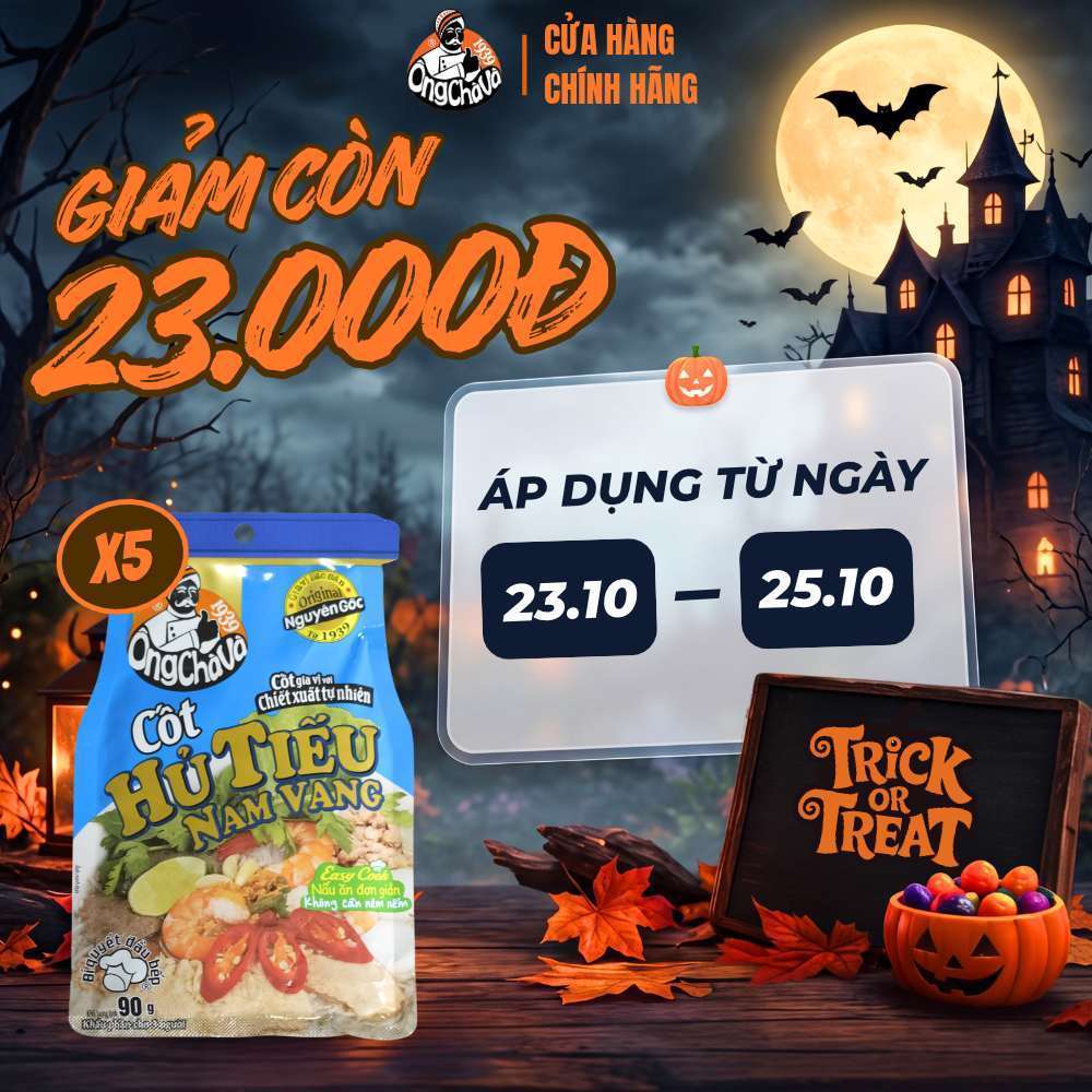 HSD 31/12/2026 - Cốt Hủ Tiếu Nam Vang thương hiệu Ông Chà Và 90gr - Hàng Chính Hãng