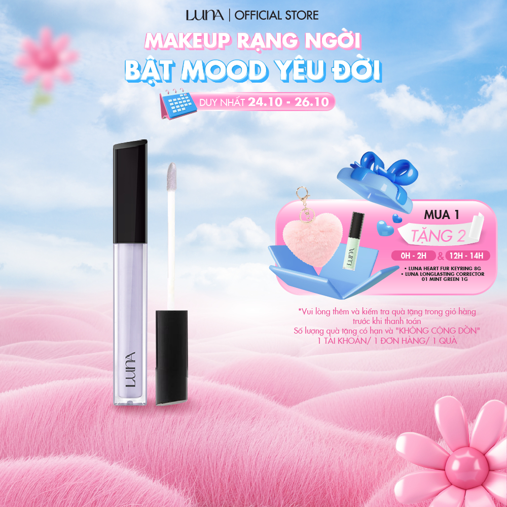 Kem che khuyết điểm Luna LongLasting Corrector hiệu chỉnh làn da thâm quầng, mụn đỏ 6.5g