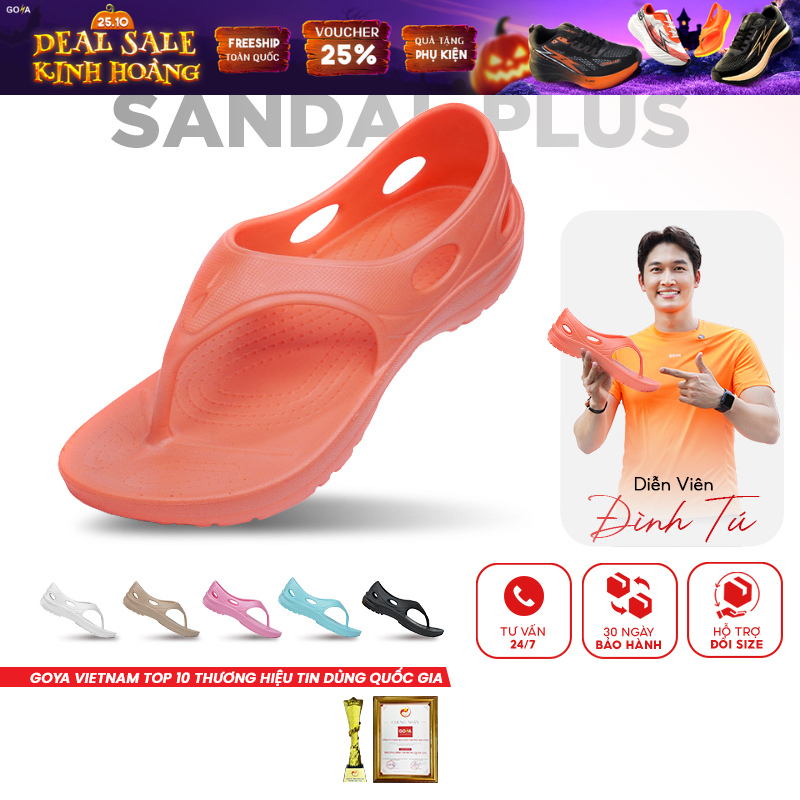 Dép thể thao chạy bộ nam nữ GOYA SANDAL PLUS Full màu năm 2026 4 - Công nghệ SkyBoune™, nhẹ êm