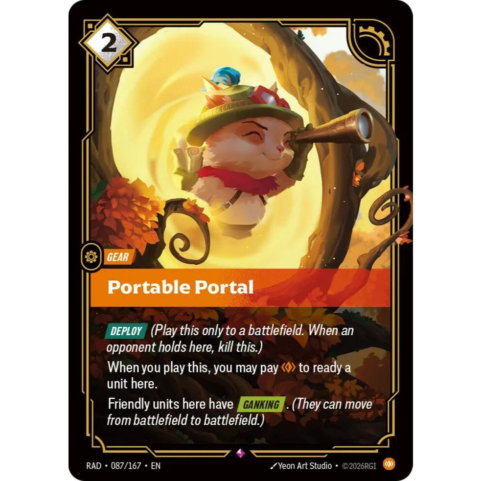 Thẻ Bài Riftbound RAD-087/167 - Portable Portal - Gear - Rare | Shopee ...