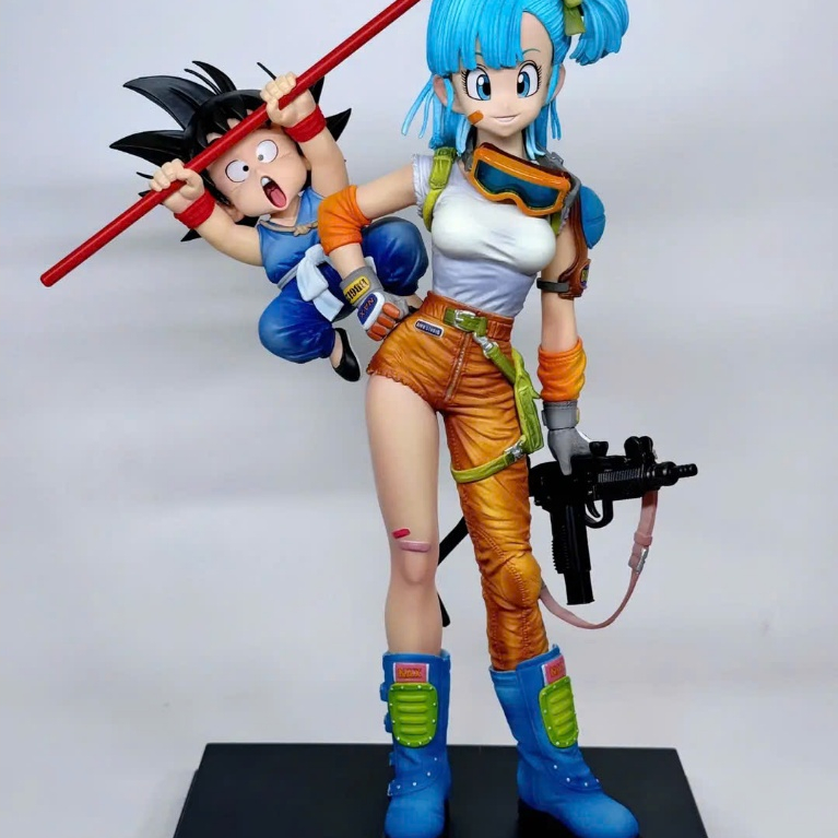 [27cm] Mô hình Dragon Ball Bulma vs Goku Kid VD Studio - MH0412 ...