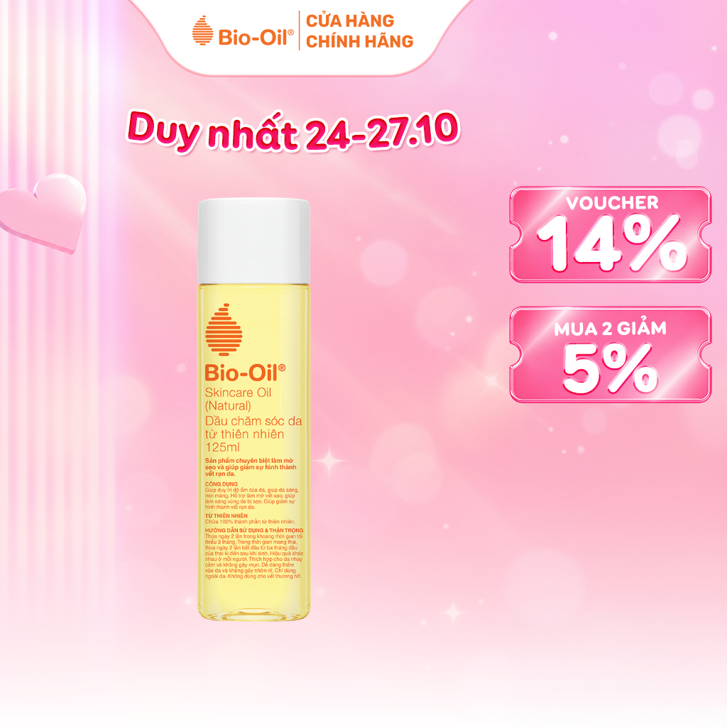 Dầu chăm sóc da từ Thiên Nhiên BIO-OIL SKINCARE OIL (NATURAL) 125ML