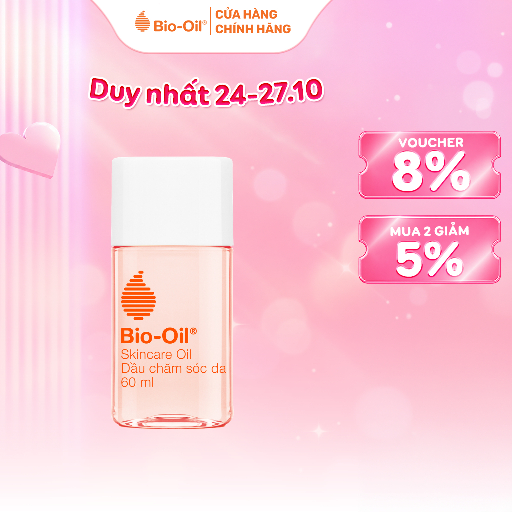 Dầu dưỡng da giúp cải thiện khô sạm và đều màu da, hỗ trợ cải thiện vết rạn da - BIO-OIL Skincare Oil (chai 60ml)