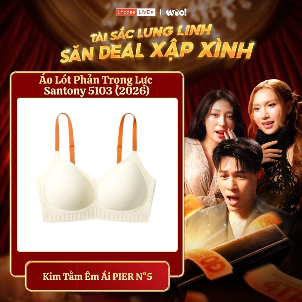 Áo Lót Phản Trọng Lực Santony 5103 (2026) - Kim Tằm Êm Ái, Tôn Dáng Tự Nhiên PIER N°5