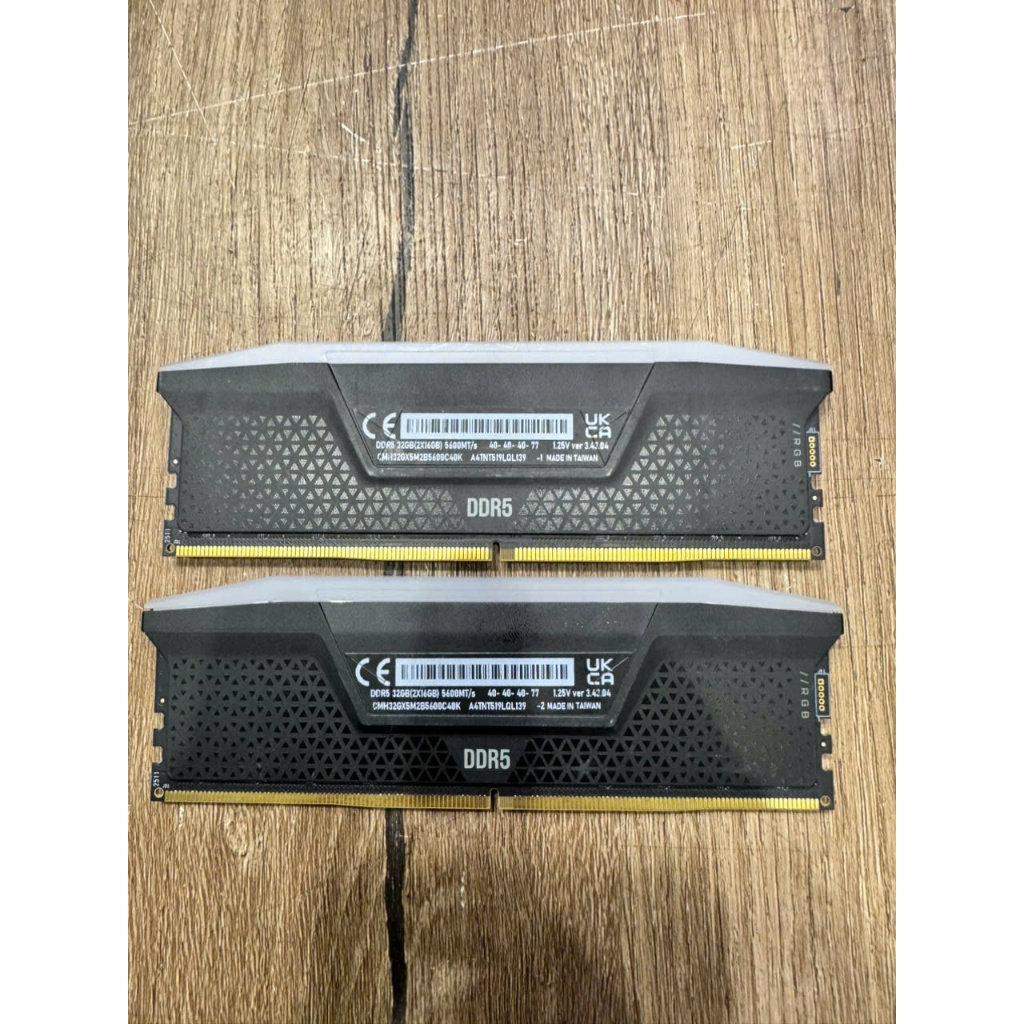 [ Second Hand ] Ram DDR5 CORSAIR VENGEANCE RGB 16x2 (32GB) Buss 5600 ...