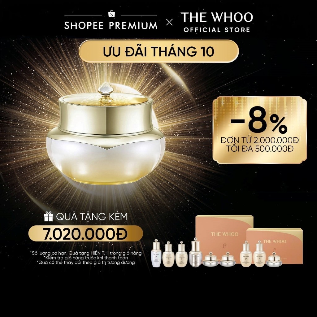 [THE WHOO OFFICIAL] [MỚI] Kem dưỡng tăng cường độ rạng rỡ, ngừa lão hoá Cheongidan Rejuvenating Pro-Radiance Cream 60ml