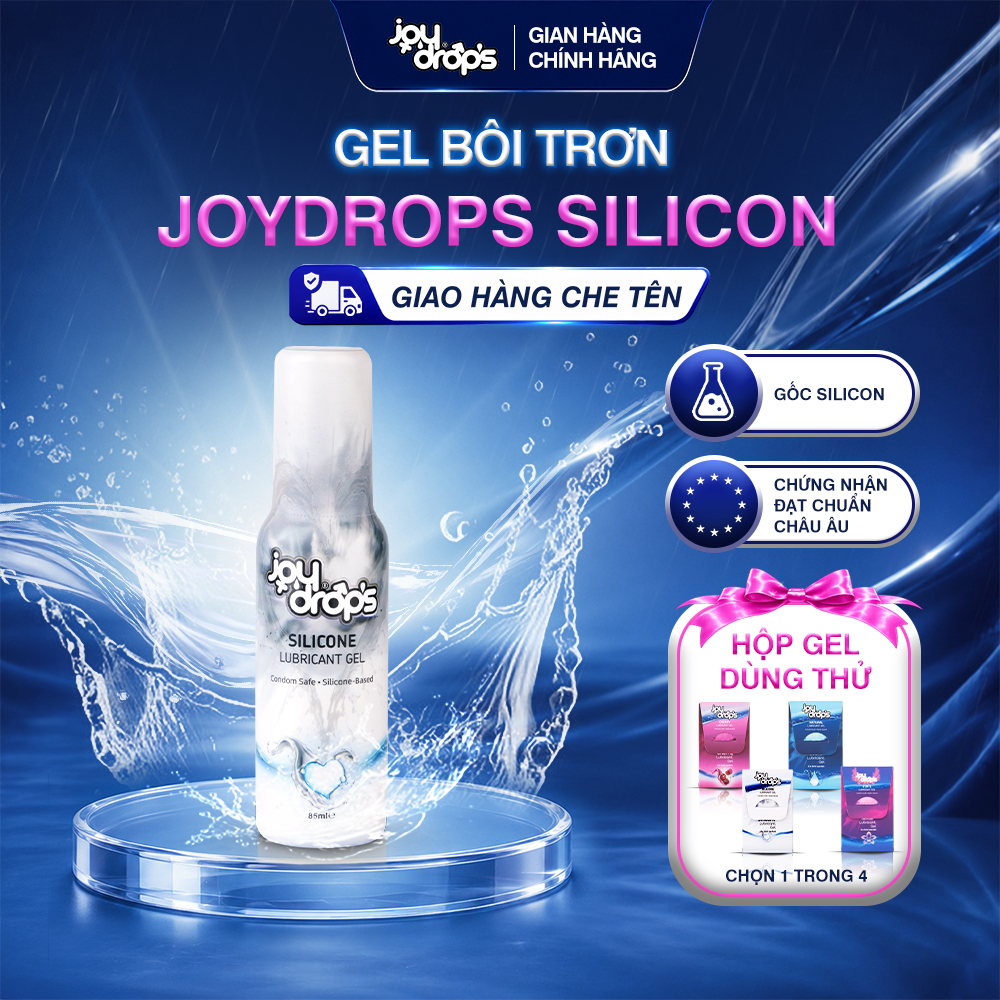 [Chính Hãng] Gel Bôi Trơn JoyDrops Silicone Tuýp 85ml – Chạm Mượt Sâu, Trơn Bền Lâu