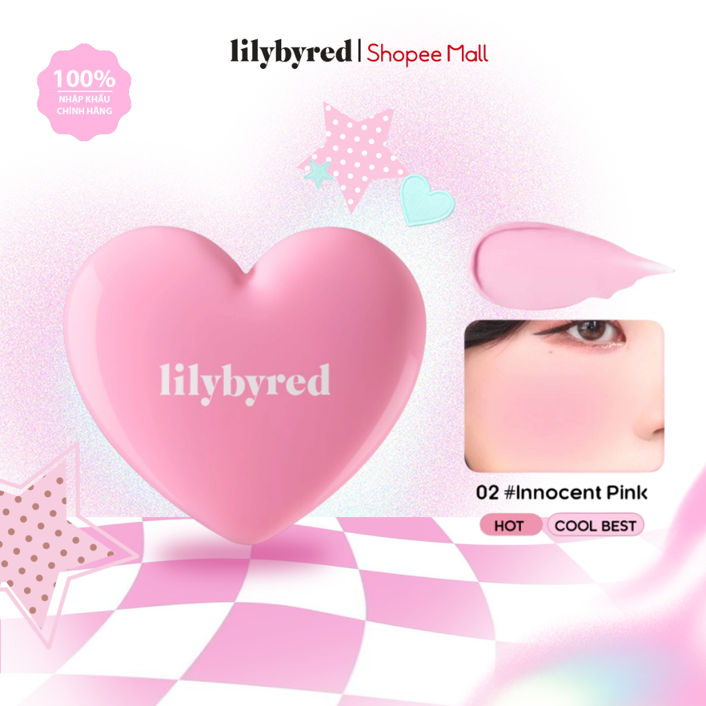 Má Hồng Dạng Kem LILYBYRED Luv Beam Cheek Balm 3.5g