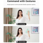 OBSBOT MEET SE - Webcam 1080P 100FPS, Cảm Biến CMOS 1/2,8", Chế Độ Làm Đẹp, Điều Khiển Bằng Cử Chỉ - Bảo Hành 12 Tháng — ảnh 5