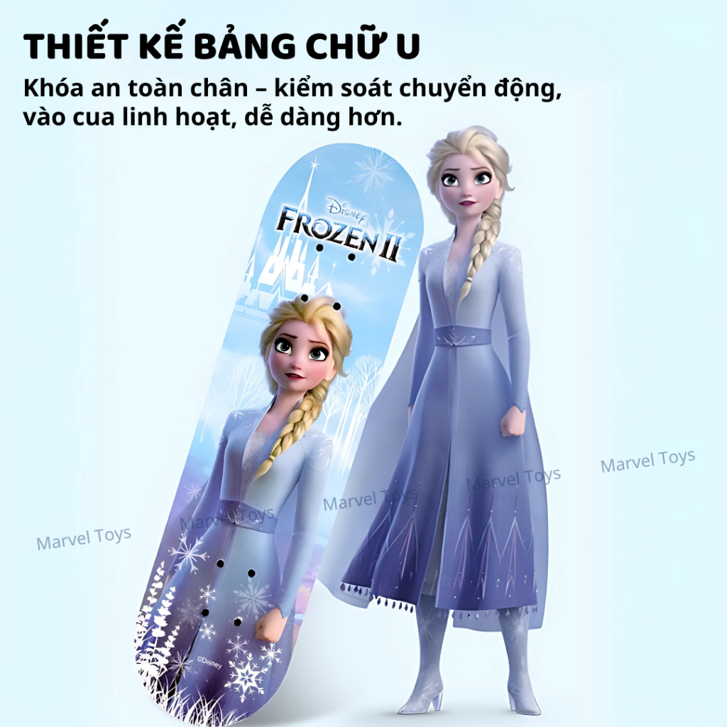 Ván Trượt Trẻ Em Disney Marvel Spiderman Avengers Skateboard Cho Bé 24 28 31 Inch Chính Hãng
