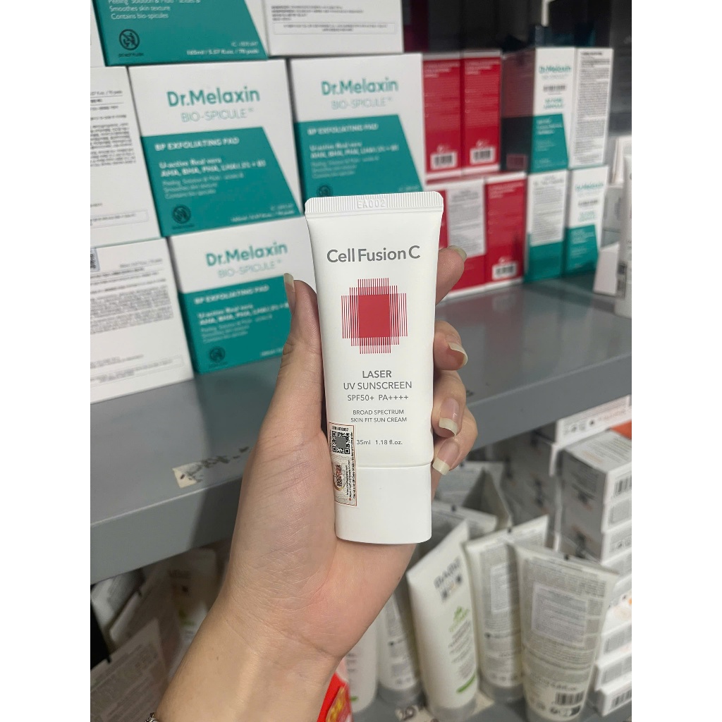 [HÀNG CTY] Kem Chống Nắng Cell Fusion C Laser UV Sunscreen SPF50+ PA++++ 35ml Phổ Rộng Cho Da Treatment (nobox)