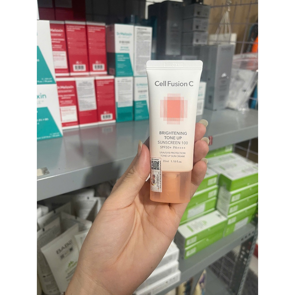 [HÀNG CTY]Kem Chống Nắng Nâng Tone Kiềm Dầu Cell Fusion C Brightening Tone Up Sunscreen SPF50+ 10ml/35ml/50ml (nobox)