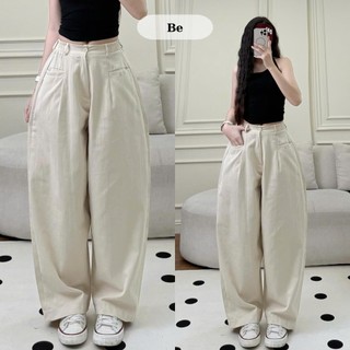 Quần kaki harem túi ngang cạp bán chun dễ mặc chuẩn form đi học đi chơi