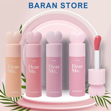 Son Kem Má Hồng 2in1 4U2 Dear Me Liquid Blush 3.7g Lì Mịn, Căng Mọng Chuẩn Thái Lan Baran Store
