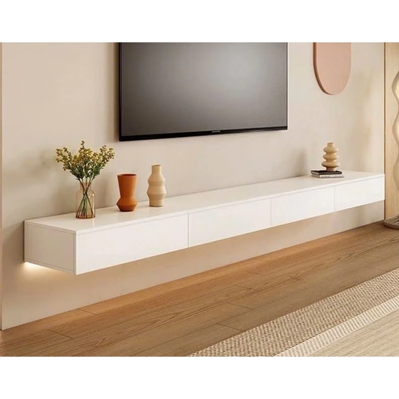 Kệ tivi treo tường gỗ công nghiệp hiện đại phòng khách - Kệ tivi treo tường gỗ MDF bền đẹp sang trọng giá tốt Thanh Xuân — ảnh 1