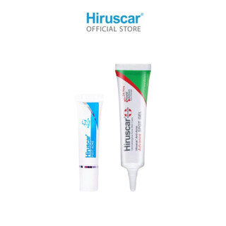 Bộ Gel giảm mụn nhanh 24h và Gel làm mờ sẹo mụn, thâm mụn Hiruscar Post Acne 5g