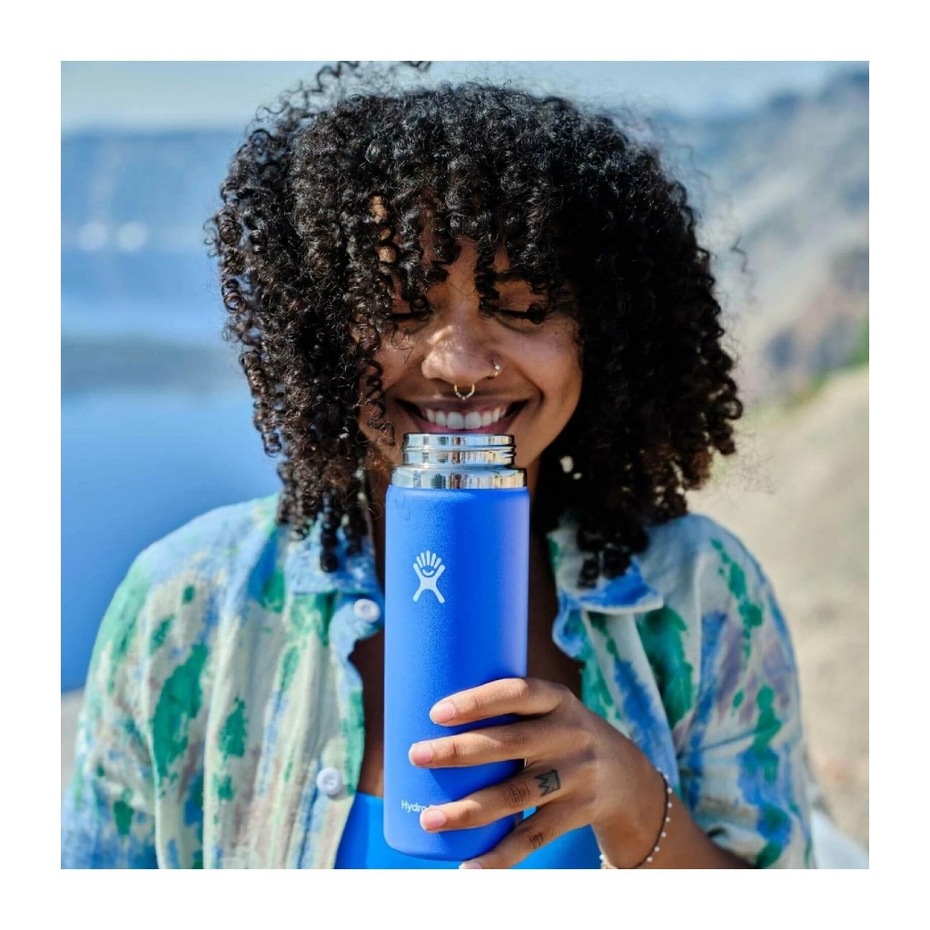 Bình giữ nhiệt Hydro Flask 591ml Wide Flex Cap 20 oz chính hãng, nắp vặn kín, giữ nhiệt tốt