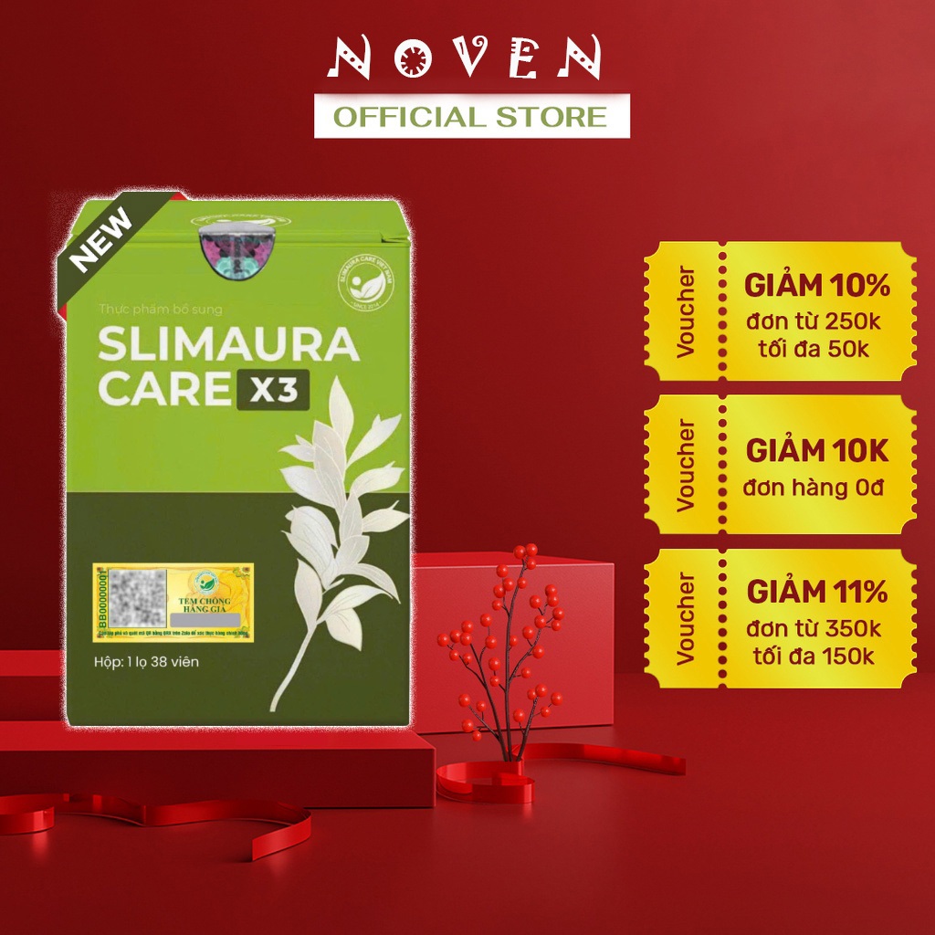 Giảm Cân Slimming Care X3 Viên Uống Thảo Mộc An Toàn Chính Hãng Hộp 38 Viên Mẫu Mới