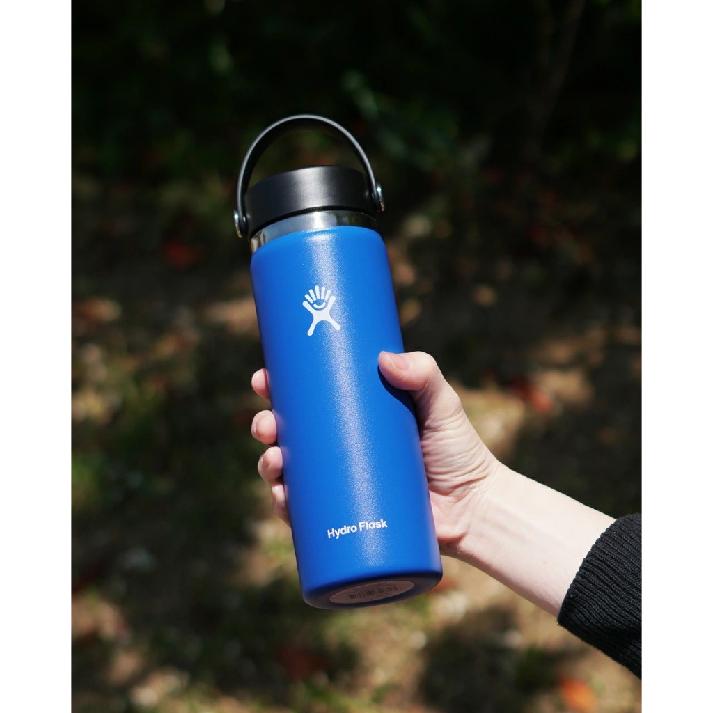 Bình giữ nhiệt Hydro Flask 591ml Wide Flex Cap 20 oz chính hãng, nắp vặn kín, giữ nhiệt tốt