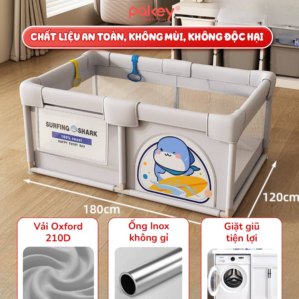[HỎA TỐC] Quây Nhà Bóng Cho Bé Mẫu Mới Khung INXOX Chắc Chắn Chống Gỉ, Có Kèm Cột Bóng Rổ Thú Vị Cho Bé