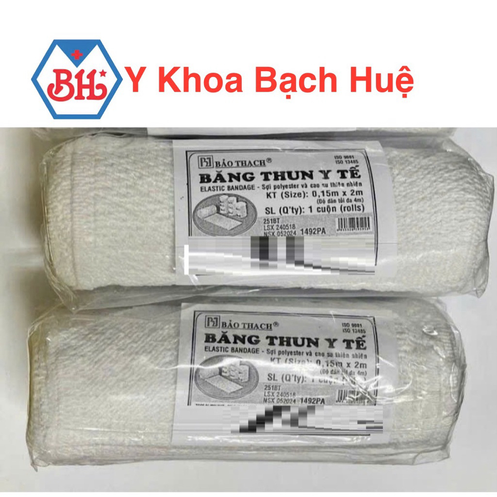 Combo 5 cuộn Băng thun Bảo Thạch , băng thun  4 móc dài 2m.