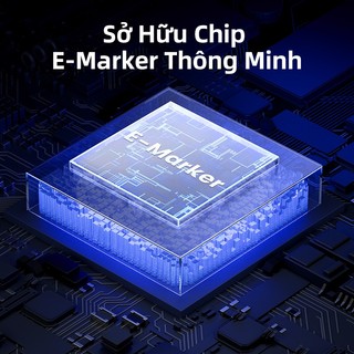 Cáp sạc nhanh UGREEN PD 100W Type C được nâng cấp Cáp dữ liệu Chip E-Marker USB cho iPhone 16/17 , Samsung S24 Ultra,