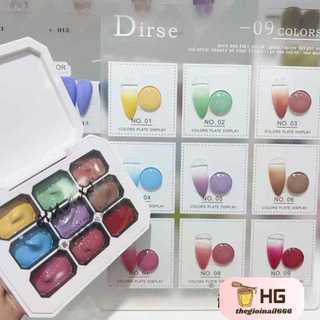Bột Dặm Nail HUAXI 9 Màu | Mã G, Hiệu Ứng Nail Nghệ Thuật Đẹp, Lên Màu Chuẩn, Siêu Mịn | TheGioiNail666