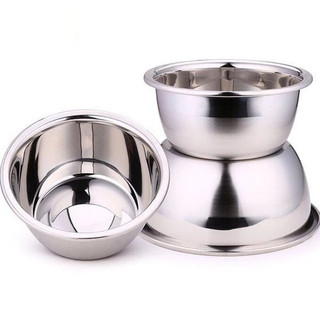 Thau inox 304 kích thước 26cm dày dặn bền đẹp nhập khẩu dùng cho nhà bếp